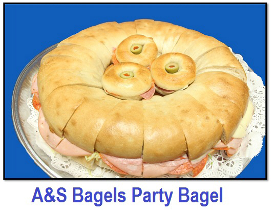 Party Bagels from A & S Bagels, Inc. 