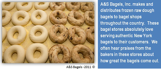 RAW DOUGH BAGELS ORDER SHEET