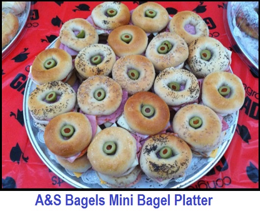 Mini-Bagel Platter from A&S Bagels, Inc. (Nassau County, Long Island, Franklin Square, New York)